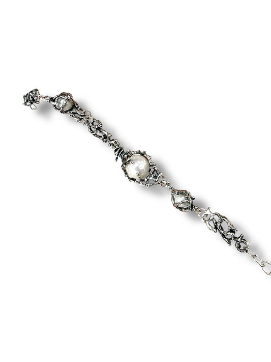 Trinity Pearl Bracelet